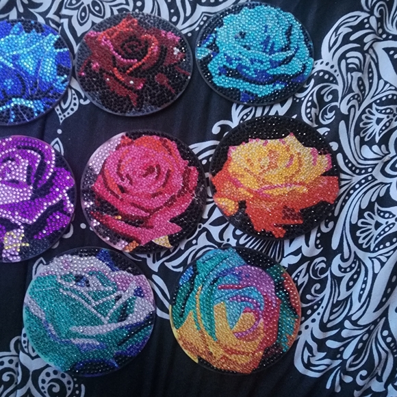 Floral Design Coasters - Picture 2 of 9